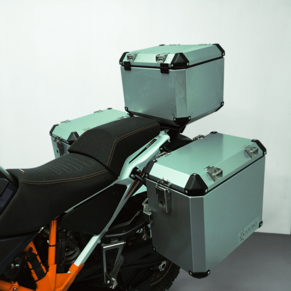 32 Maletas laterales APDURO asimétricas para KTM 1290 SA 2021+ con anclajes