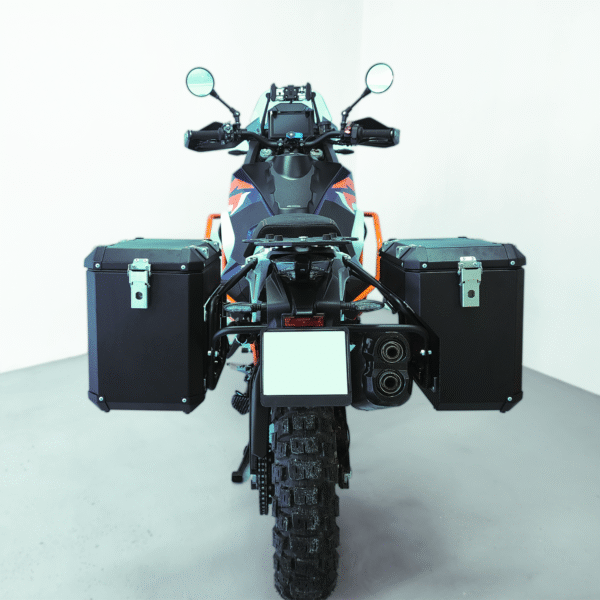 black xl Maletas laterales APDURO asimétricas para KTM 1290 SA 2021+ con anclajes