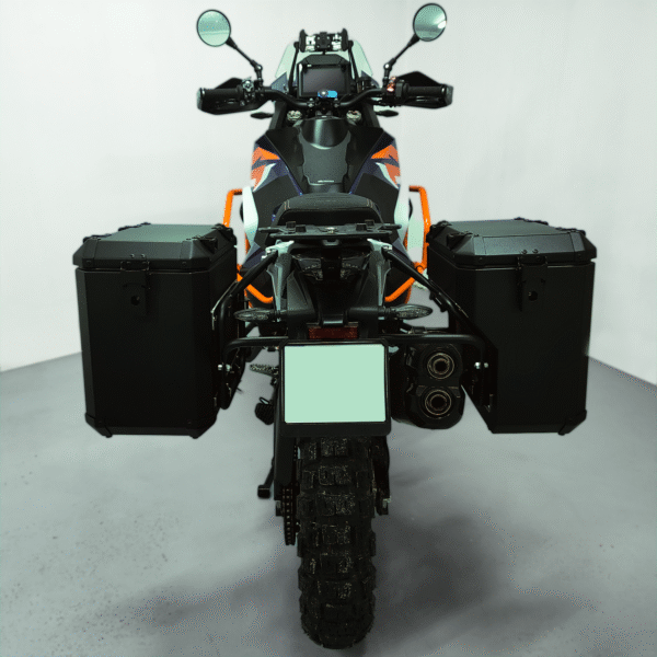 l black (2) Maletas laterales APDURO asimétricas para KTM 1290 SA 2021+ con anclajes