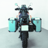 m srebrne Maletas laterales APDURO asimétricas para KTM 1290 SA 2021+ con anclajes