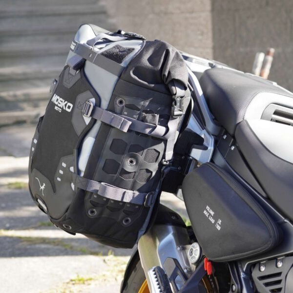 rackless_plate_v4_3 Adaptador maletas Mosko (sin cuña/wedge) para anclaje original R 1300 GS Adv (V4)