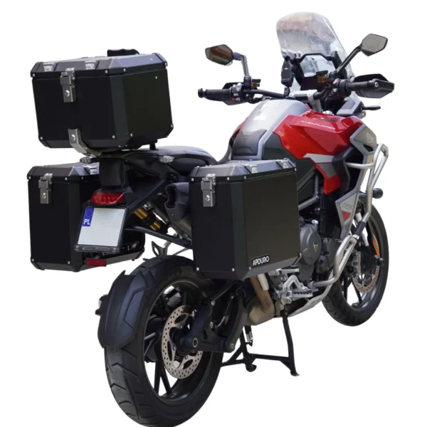 Maletas laterales APDURO asimétricas para Triumph Tiger 1200 GT EXPLORER + anclajes