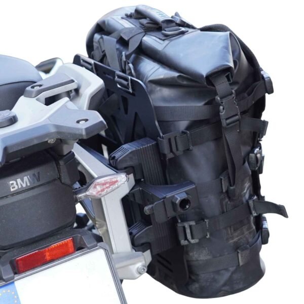 rackless-plate-apduro-red-coyot Adaptador maletas Red Mamut / Red Koyot para anclaje original R 1300 GS Adv (V5)