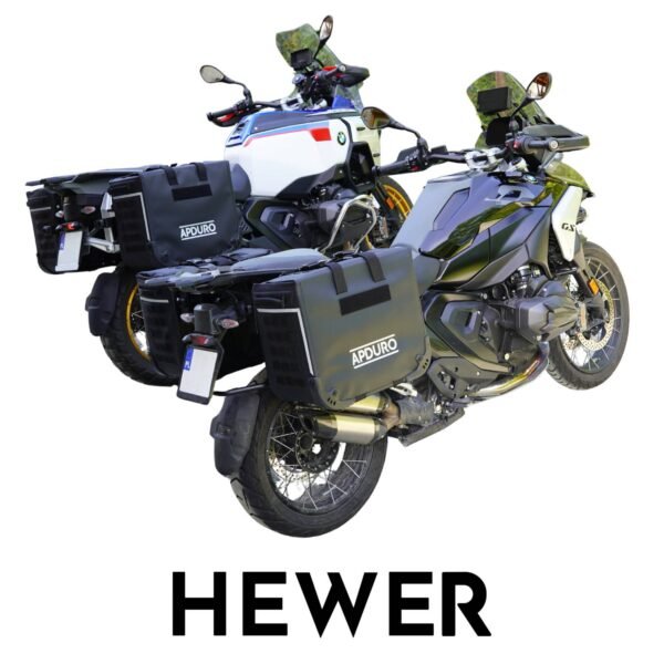 Alforjas semirígidas Apduro BMW R 1300 GS y ADV para anclaje original BMW