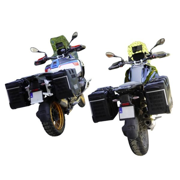 Alforjas semirígidas Apduro BMW R 1300 GS y ADV para anclaje original BMW