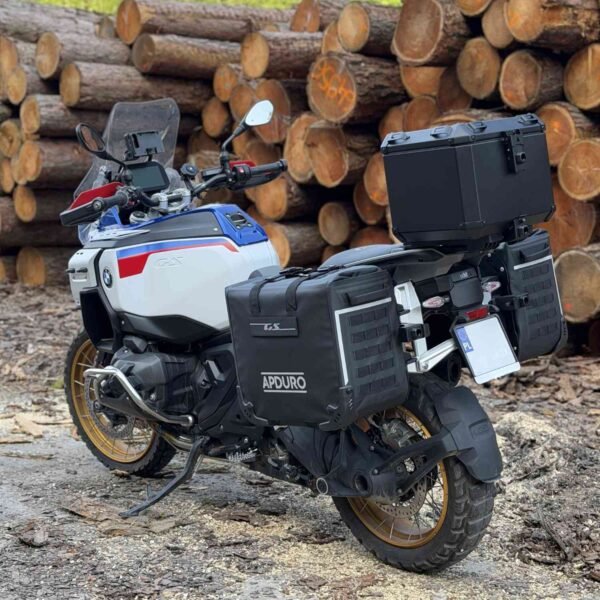 Alforjas semirígidas Apduro BMW R 1300 GS y ADV para anclaje original BMW