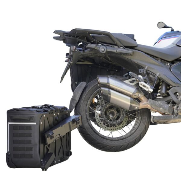 Alforjas semirígidas Apduro BMW R 1300 GS y ADV para anclaje original BMW